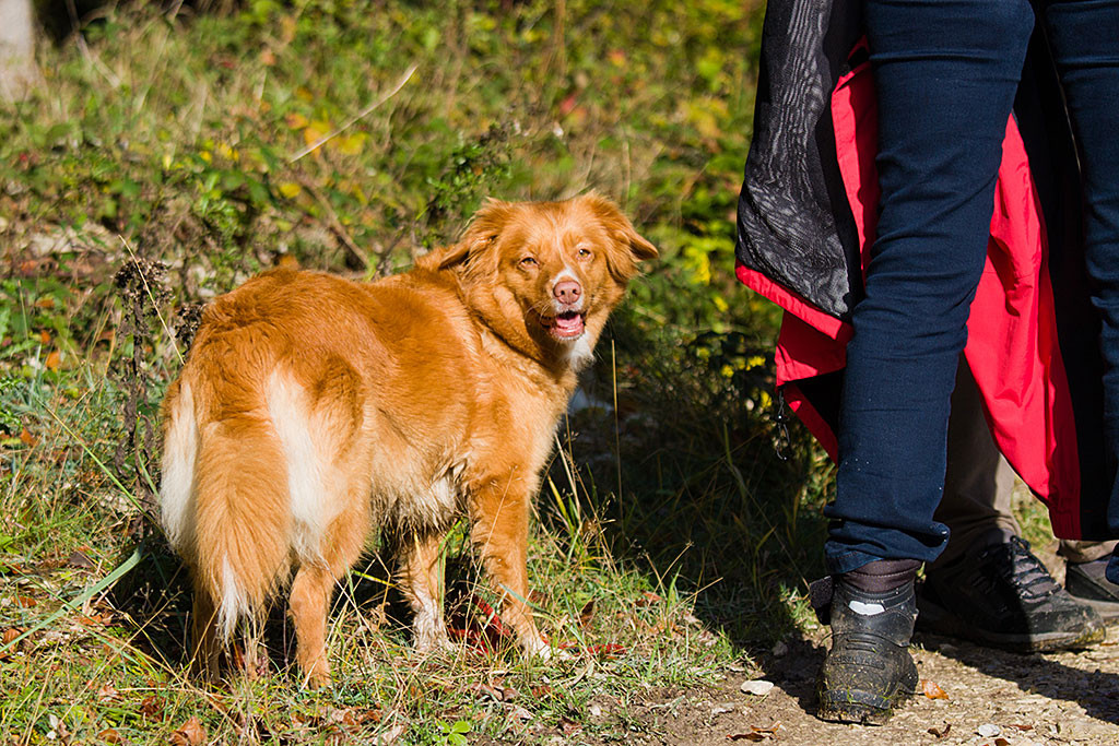 Frieda steht neben Sigrid und dreht sich in die Kamera