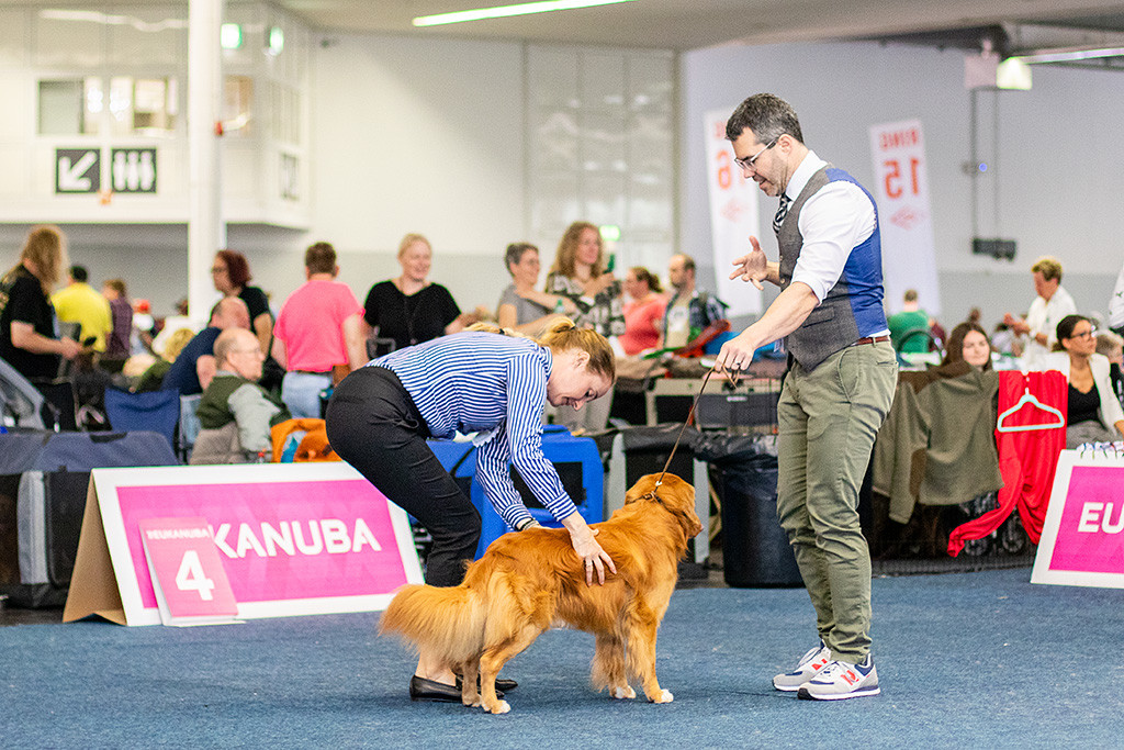 Newton wird von der Richterin abgetastet