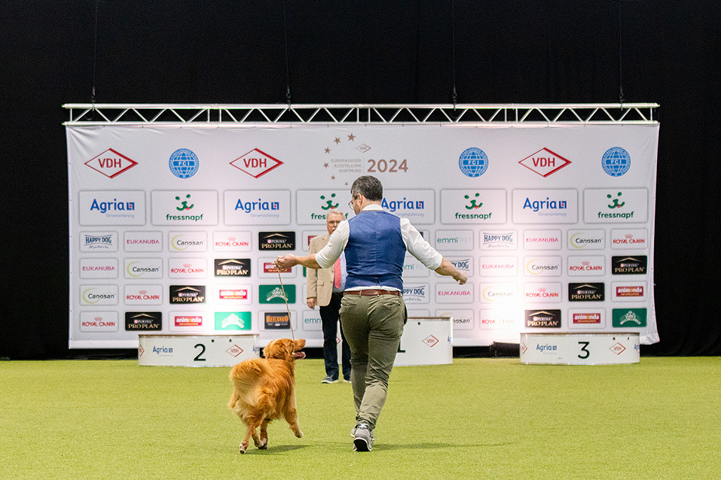 Newton bei der Gangwerksprobe an Stephans Seite auf den Richter zu