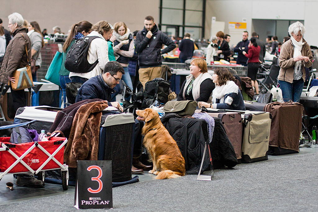 Edison sitzt vor Stephan in der Wartezone und lächelt ihn an