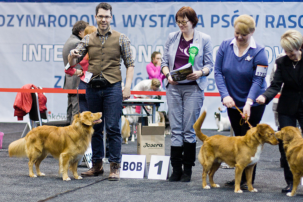 Edison posiert für den BOB und flirtet dabei mit der Richterin